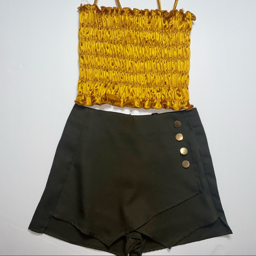 Skirt and top set